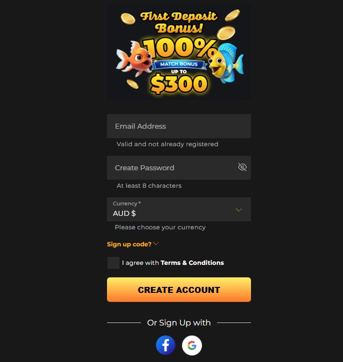 Account access and registration